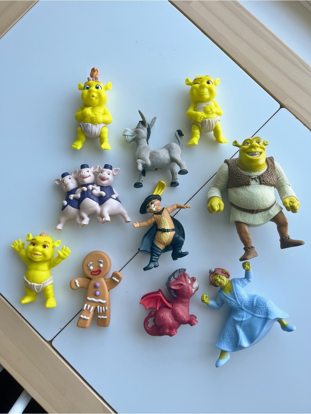 Shrek Movie Character Kids Toy Set - McDonald Figurines